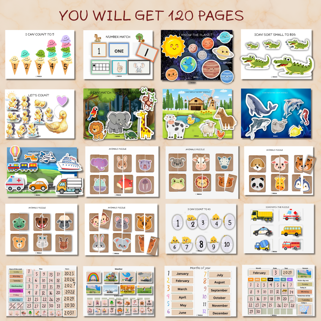 montessori busy book preschool activity book montessori busy book preschool activity book